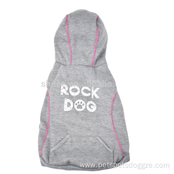 Hoodie printing Cute dog apparel pet clothes
